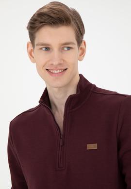 Erkek Bordo Sweatshirt - 50289124056