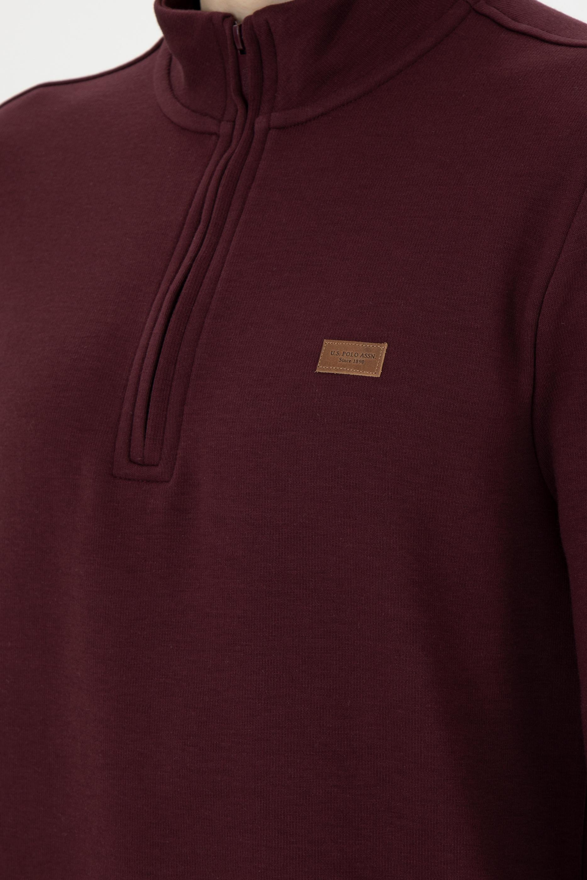 Erkek Bordo Sweatshirt