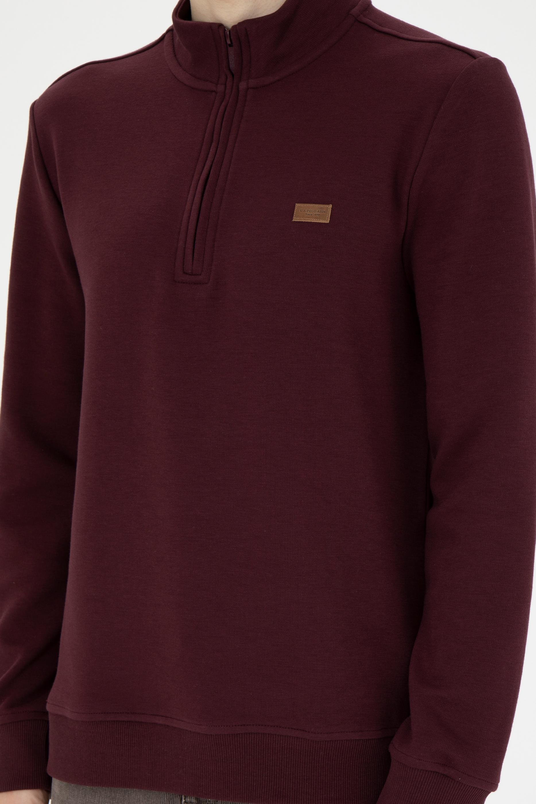 Erkek Bordo Sweatshirt