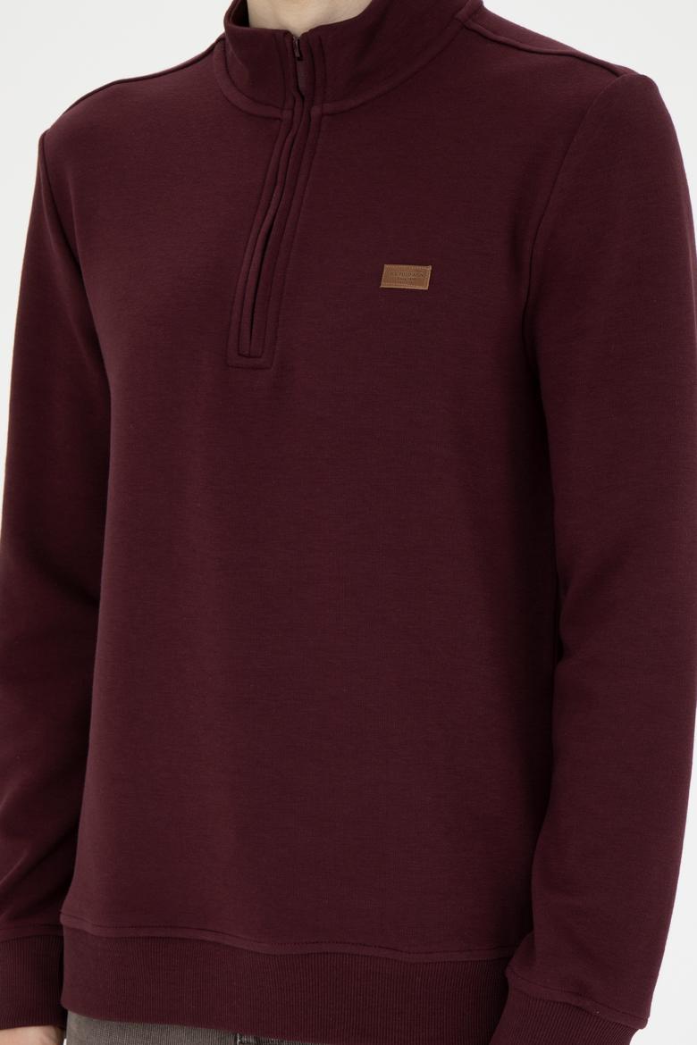 Erkek Bordo Sweatshirt - 50289124056