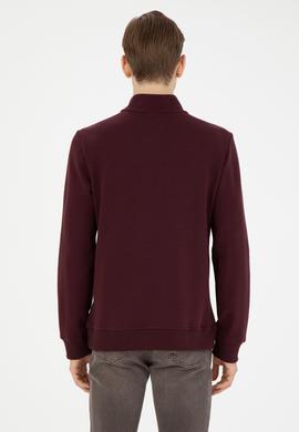 Erkek Bordo Sweatshirt - 50289124056