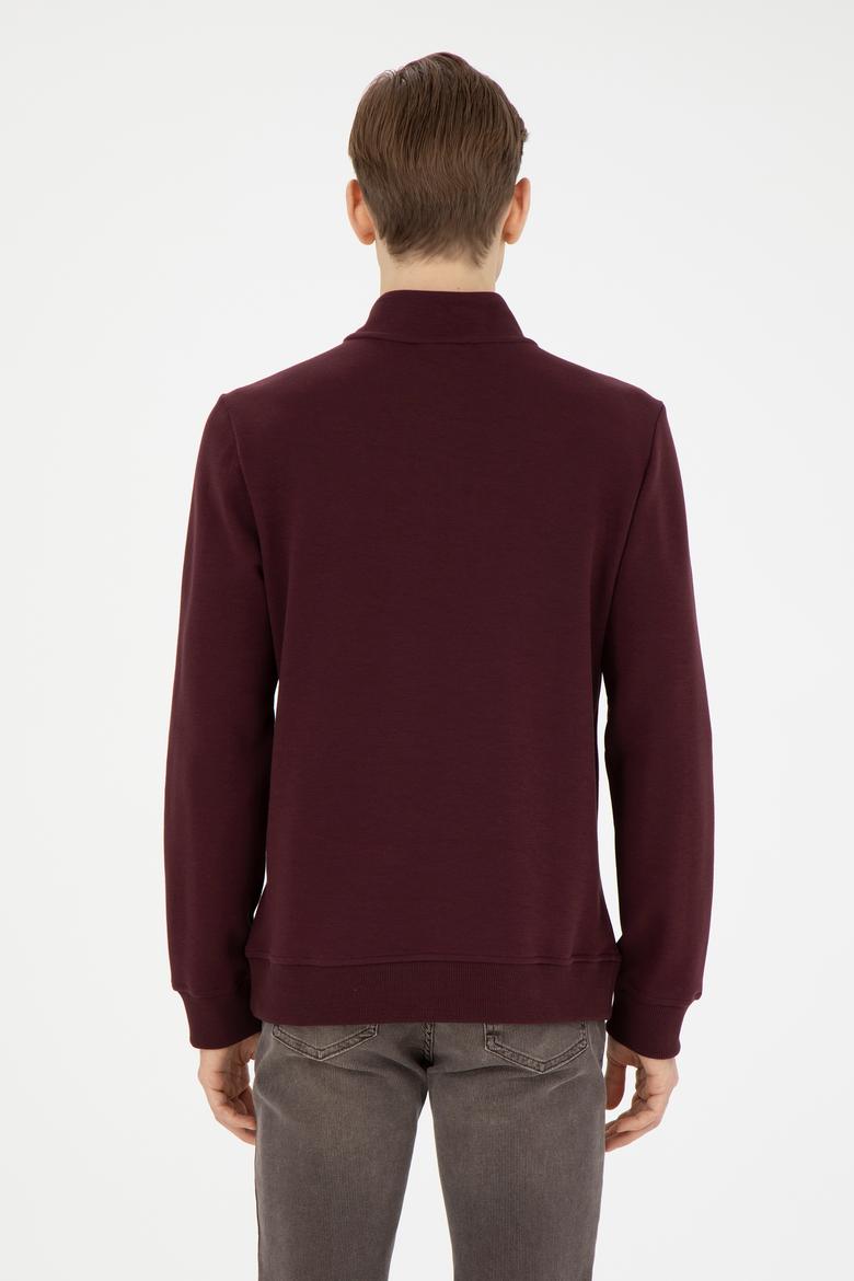 Erkek Bordo Sweatshirt - 50289124056