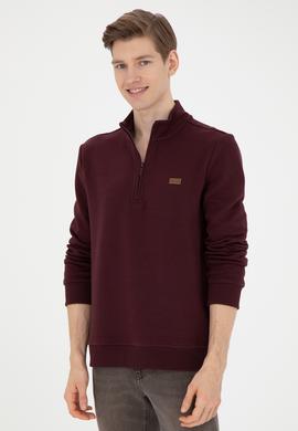 Erkek Bordo Sweatshirt - 50289124056