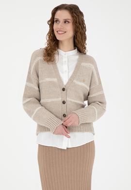 Kadın Taş Triko Hırka - 50269490017