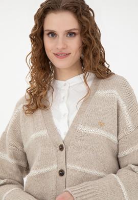 Kadın Taş Triko Hırka - 50269490017