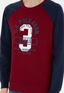 Erkek Bordo Sweatshirt - 50270753032