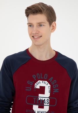 Erkek Bordo Sweatshirt - 50270753032
