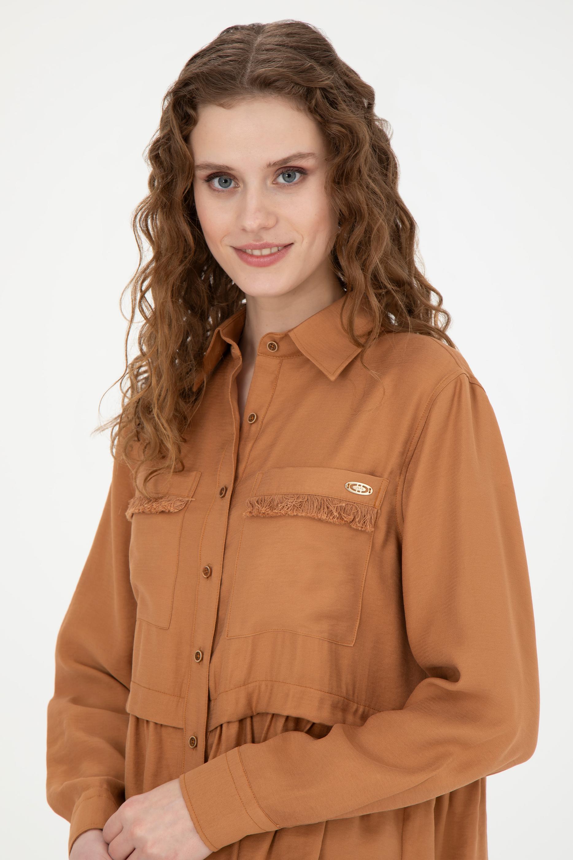 Kadın Coconut Uzun Kollu Gömlek