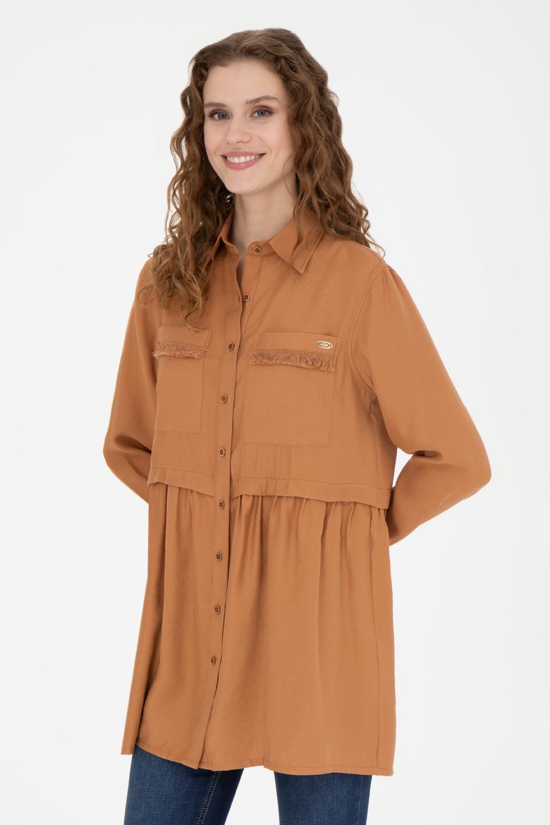 Kadın Coconut Uzun Kollu Gömlek - 50271830011