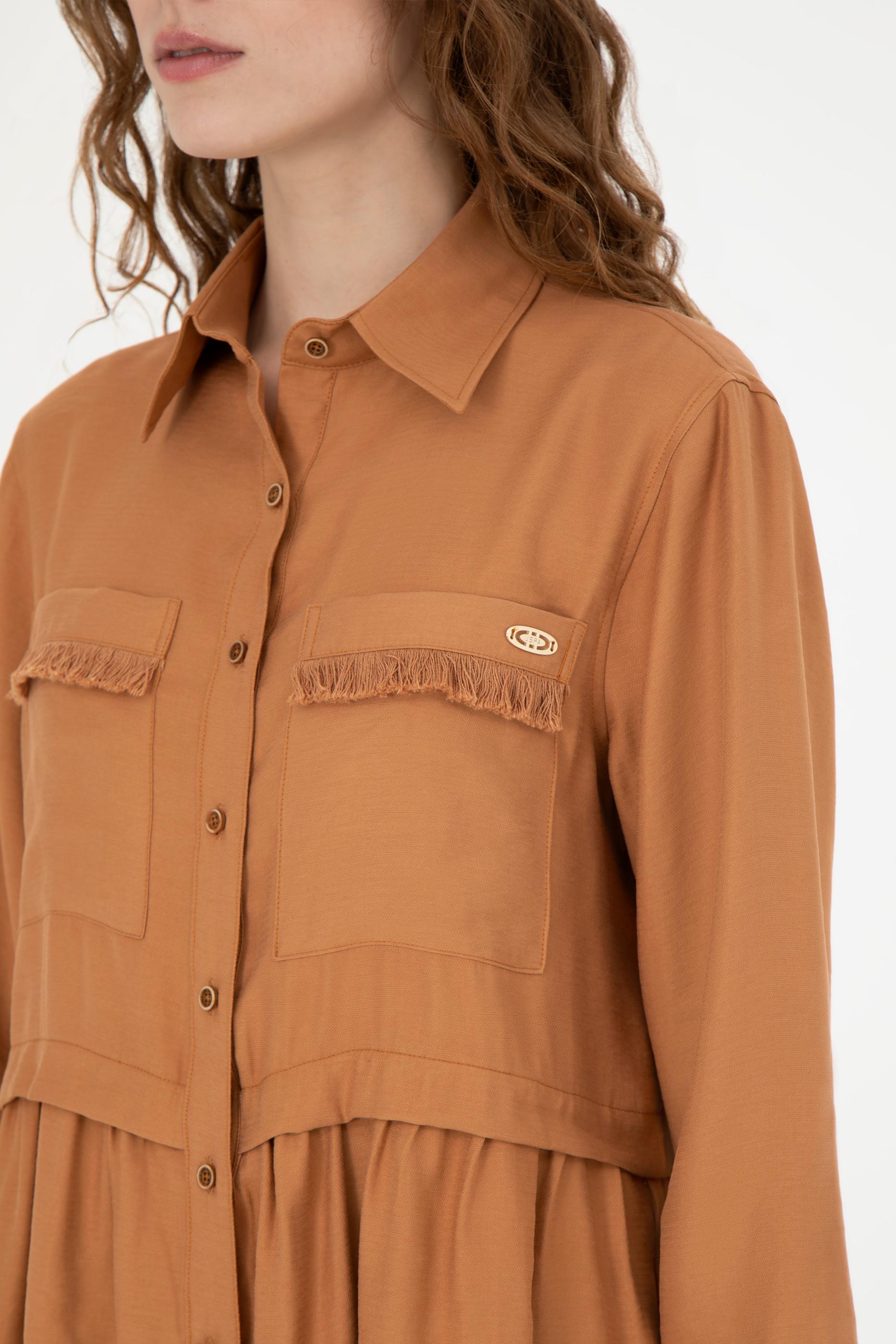 Kadın Coconut Uzun Kollu Gömlek