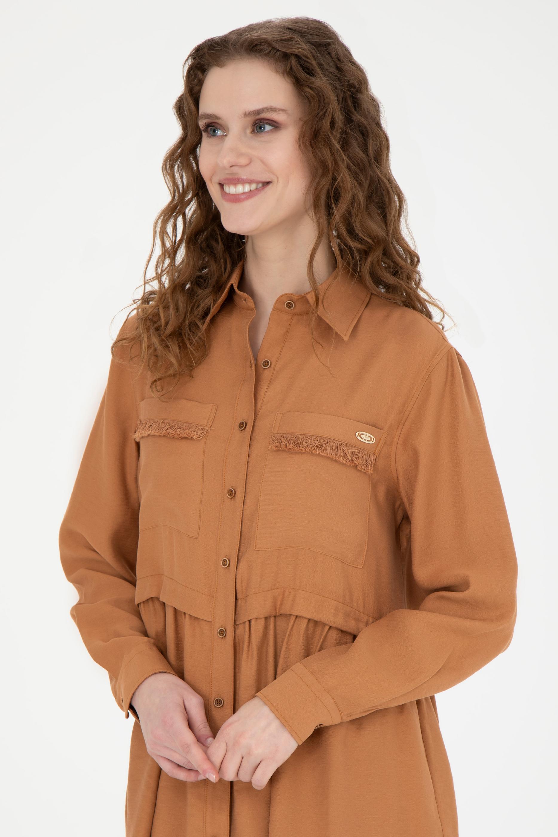 Kadın Coconut Uzun Kollu Gömlek