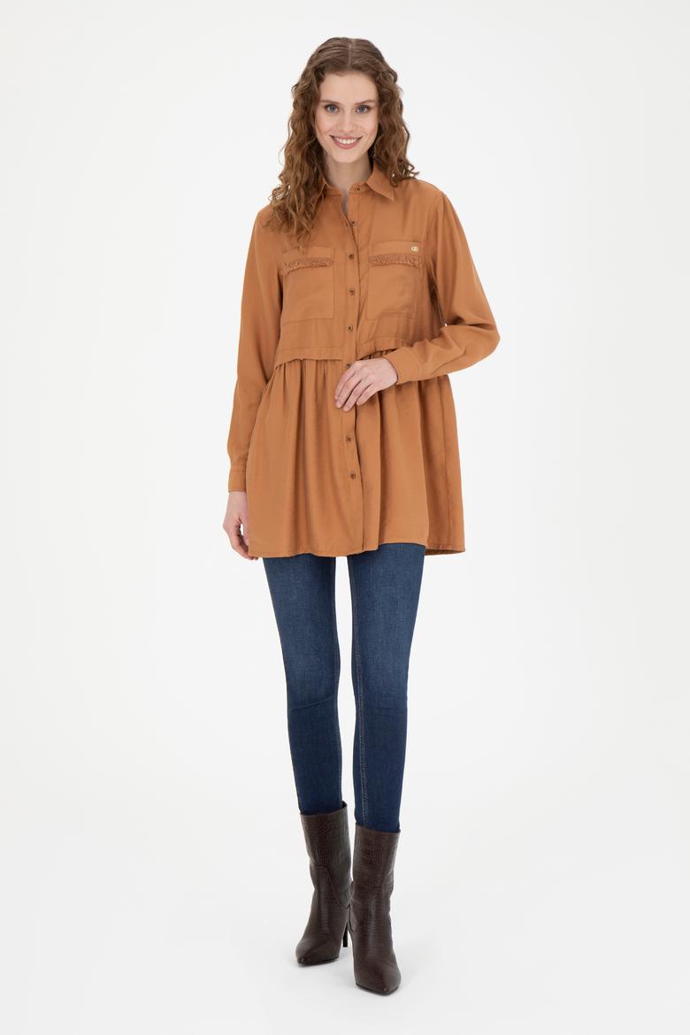 Kadın Coconut Uzun Kollu Gömlek - 50271830011