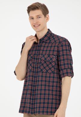 Erkek Lacivert Uzun Kollu Gömlek - 50272869007