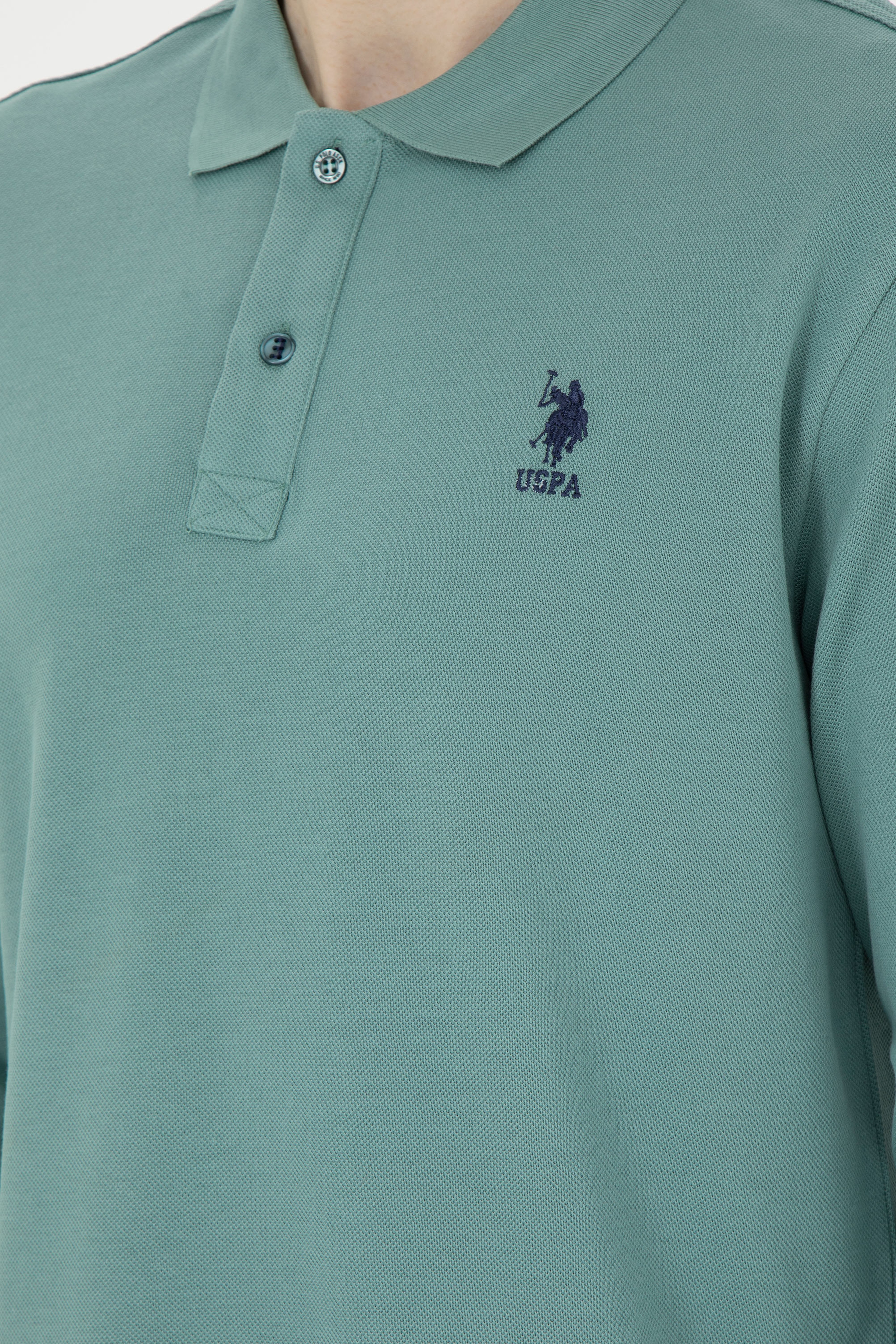Erkek Mint Basic Sweatshirt - Image 7