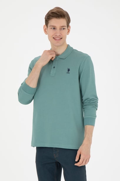 Erkek Mint Basic Sweatshirt