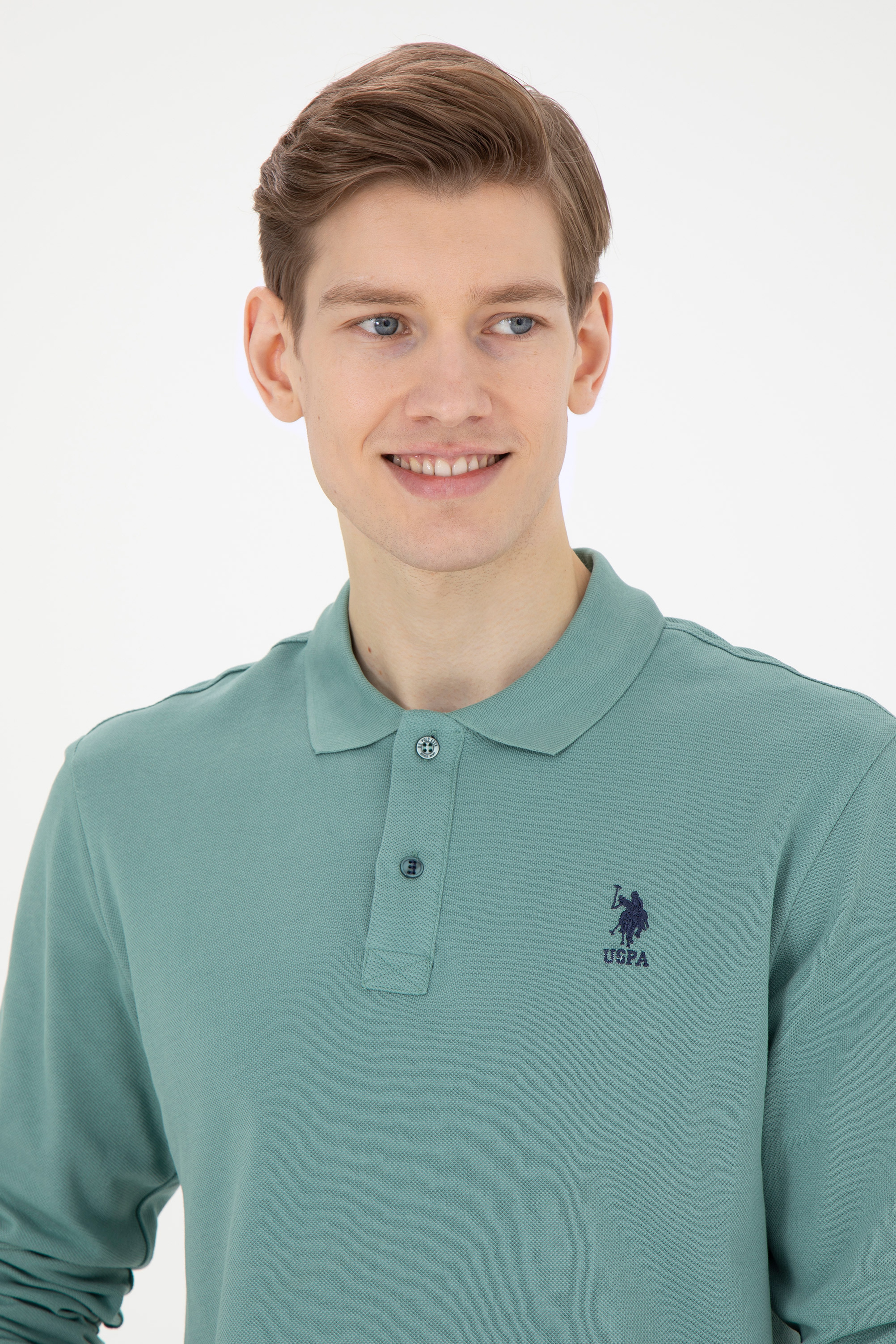 Erkek Mint Basic Sweatshirt - Image 2