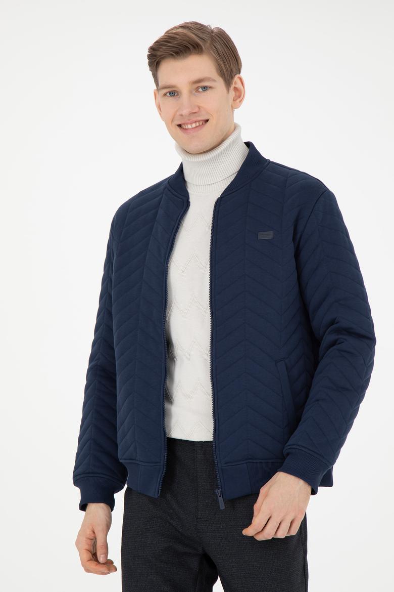 Erkek Lacivert Örme Hırka - 50270878001