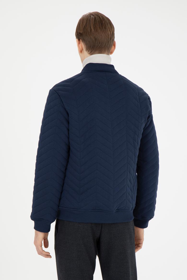 Erkek Lacivert Örme Hırka - 50270878001