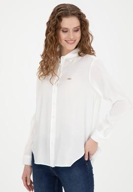 Kadın Beyaz Uzun Kollu Gömlek - 50271862023