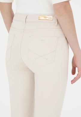Kadın Bej Kanvas Pantolon - 50289448003