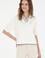 Kadın Krem V Yaka Kazak