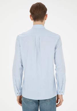 Erkek Açık Mavi Uzun Kollu Basic Gömlek - 50271292001