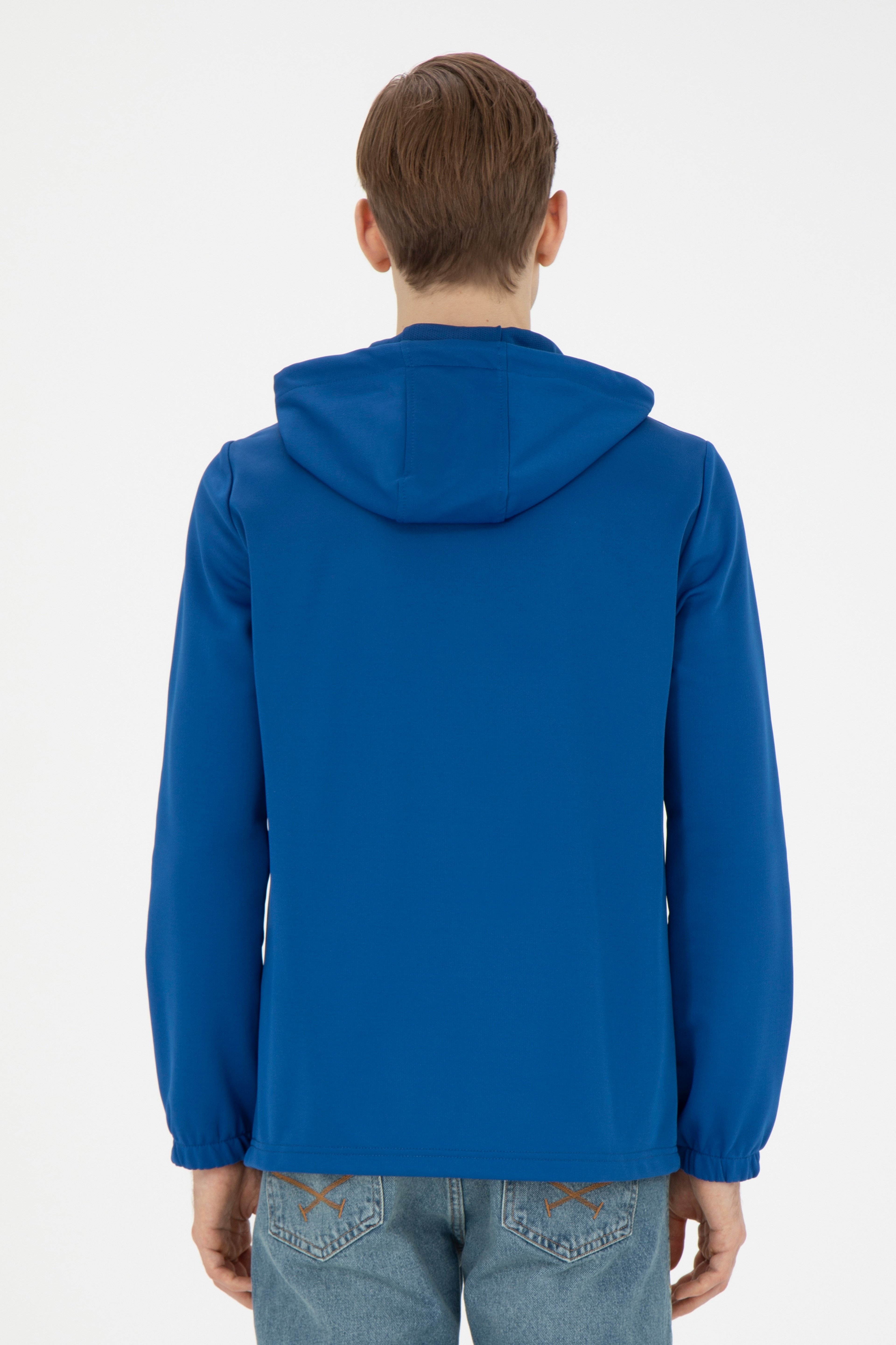 Erkek Saks Sweatshirt - Image 5