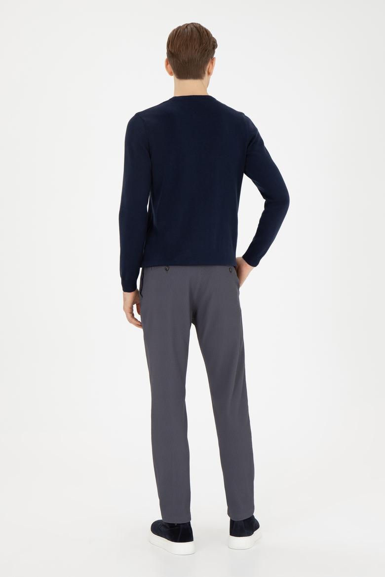 Erkek Antrasit Kanvas Pantolon - 50272361059