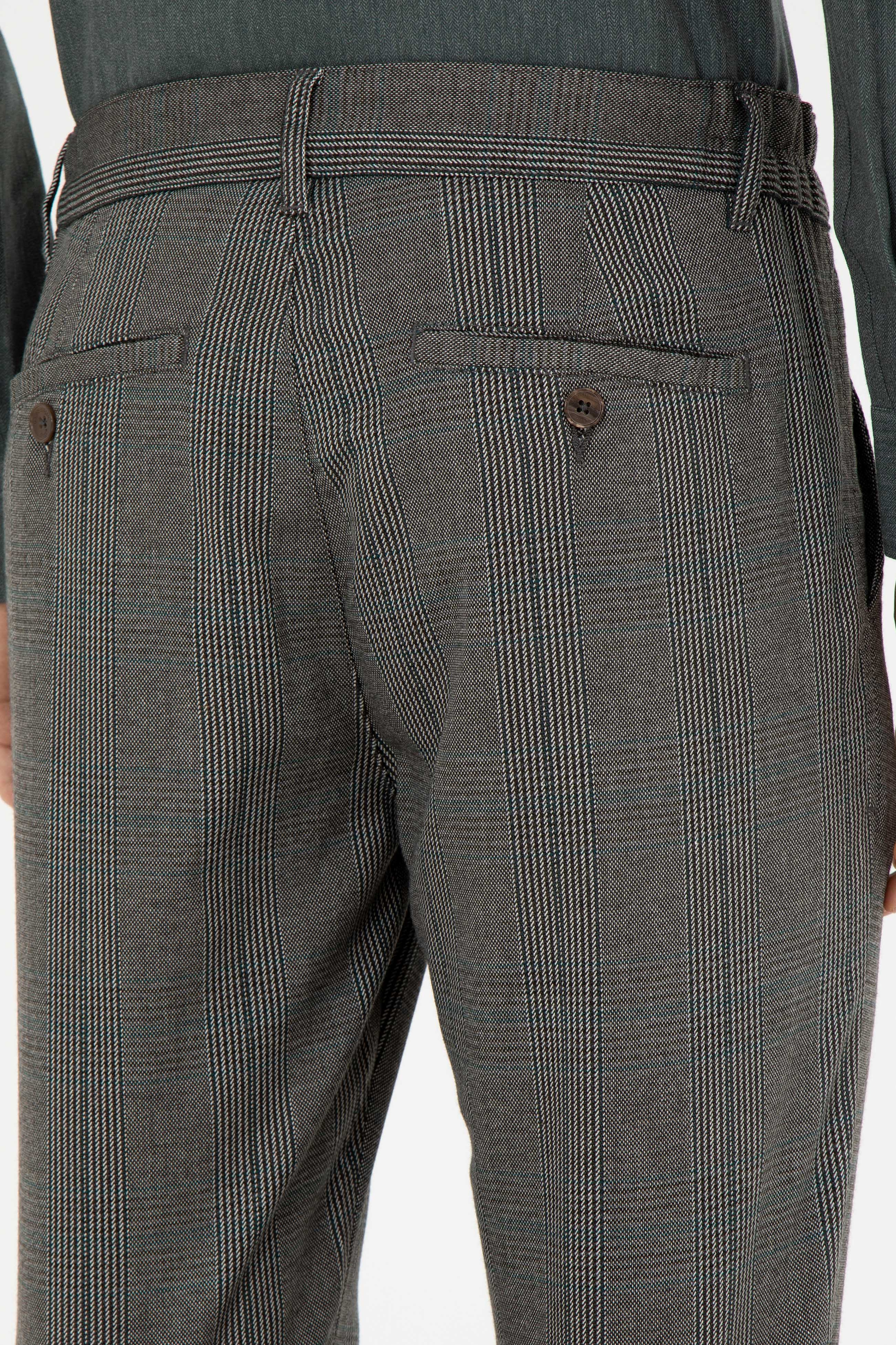 Erkek Slim Fit Lacivert Kanvas Pantolon - Image 7