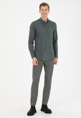 Erkek Lacivert Kanvas Pantolon - 50272349098