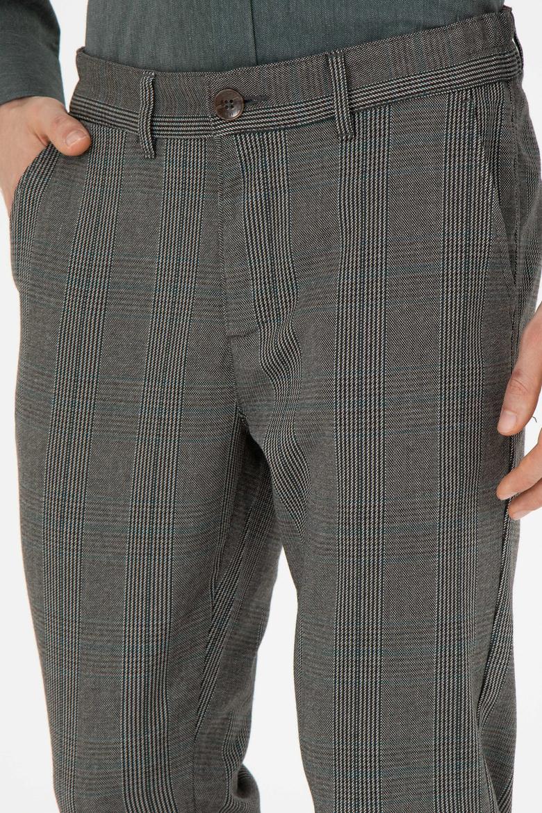 Erkek Lacivert Kanvas Pantolon - 50272349098