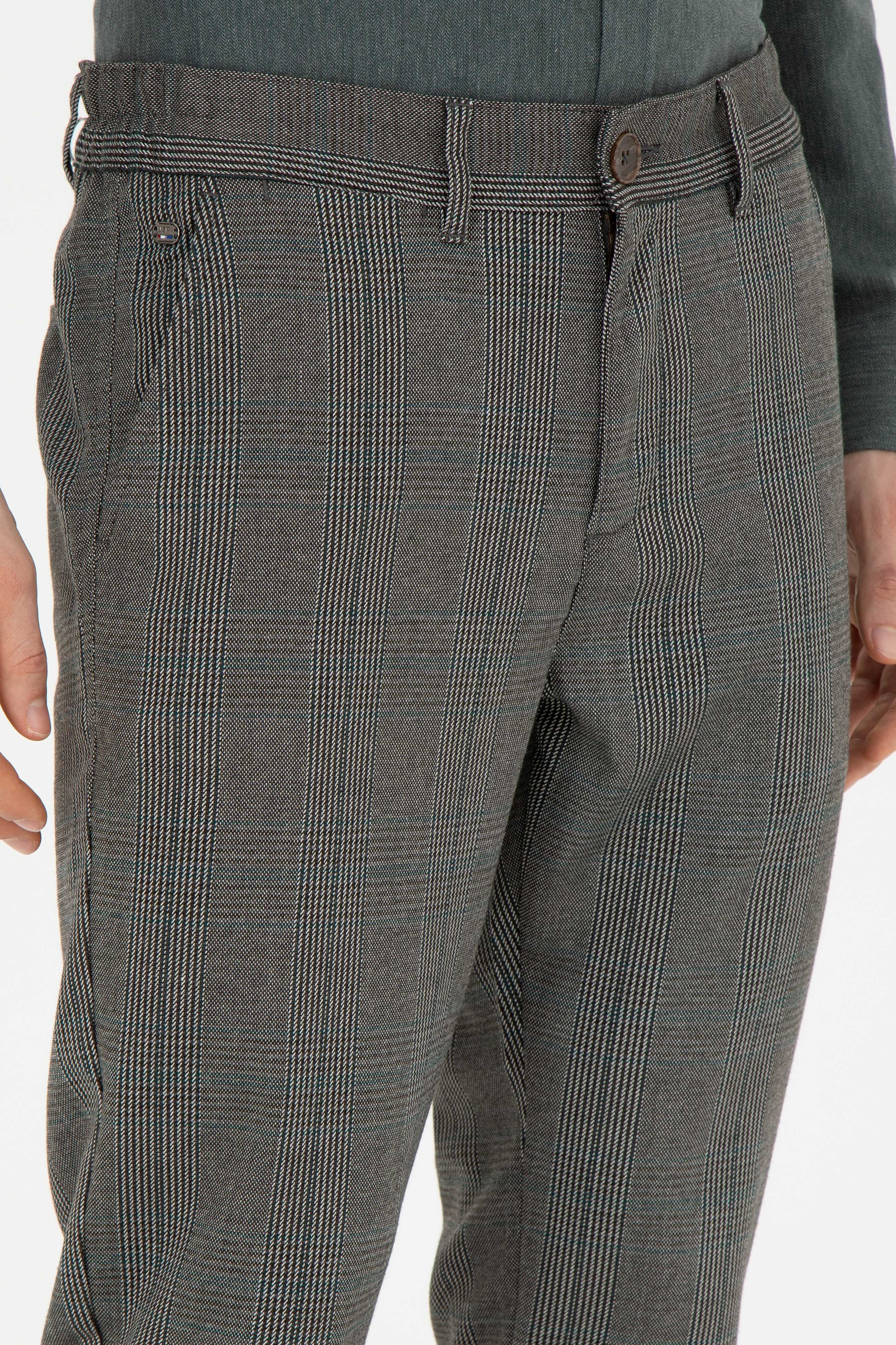 Erkek Slim Fit Lacivert Kanvas Pantolon - Image 5
