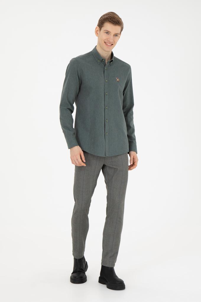 Erkek Lacivert Kanvas Pantolon