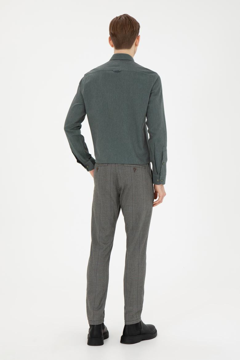 Erkek Lacivert Kanvas Pantolon - 50272349098