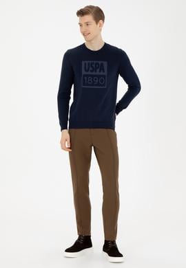 Erkek Kahverengi Kanvas Pantolon - 50272342129