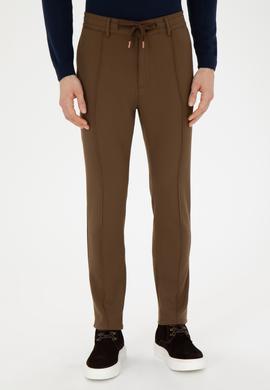 Erkek Kahverengi Kanvas Pantolon - 50272342129