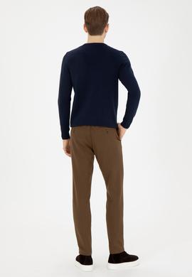 Erkek Kahverengi Kanvas Pantolon - 50272342129