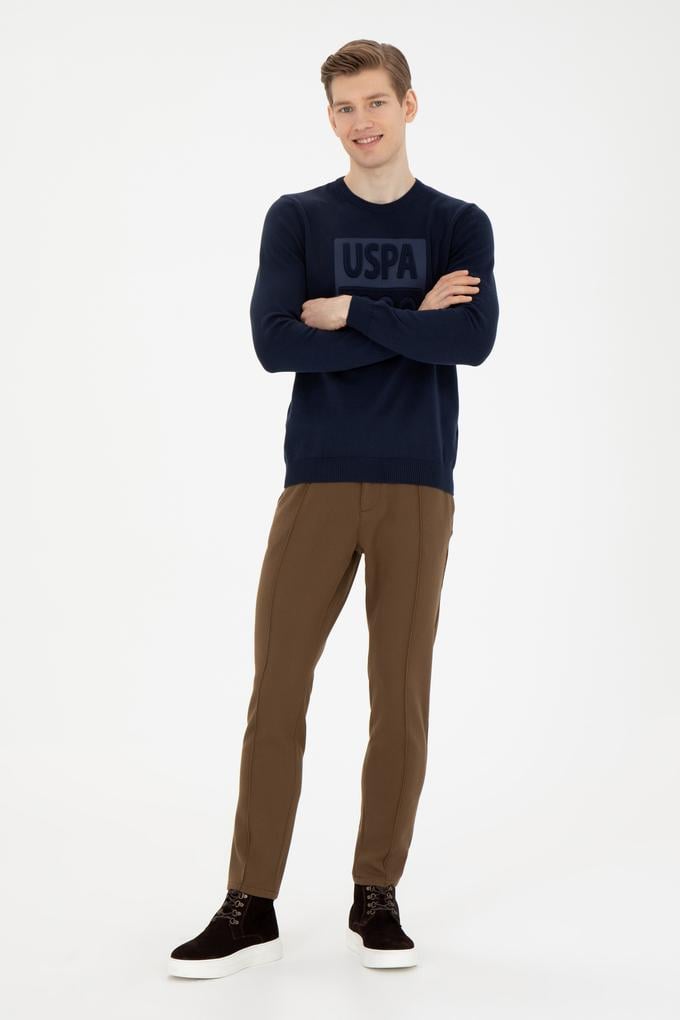 Erkek Kahverengi Kanvas Pantolon