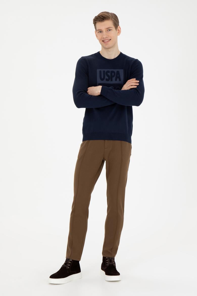 Erkek Kahverengi Kanvas Pantolon