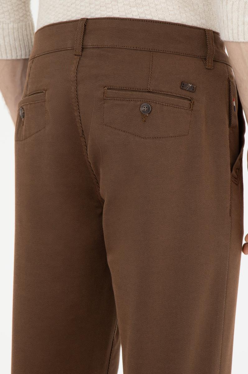 Erkek Regular Fit Coconut Kanvas Pantolon