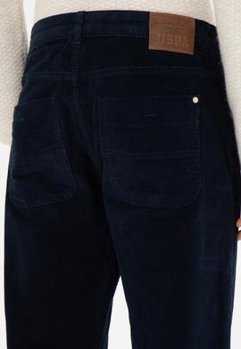 Erkek Lacivert Kanvas Pantolon - 50272268160