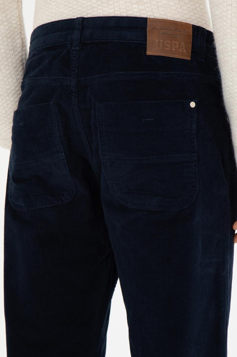 Erkek Lacivert Kanvas Pantolon