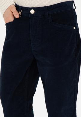 Erkek Lacivert Kanvas Pantolon - 50272268160