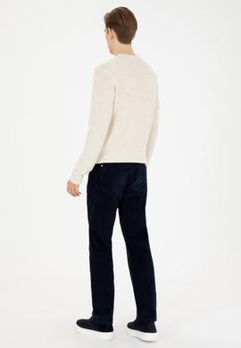 Erkek Lacivert Kanvas Pantolon - 50272268160