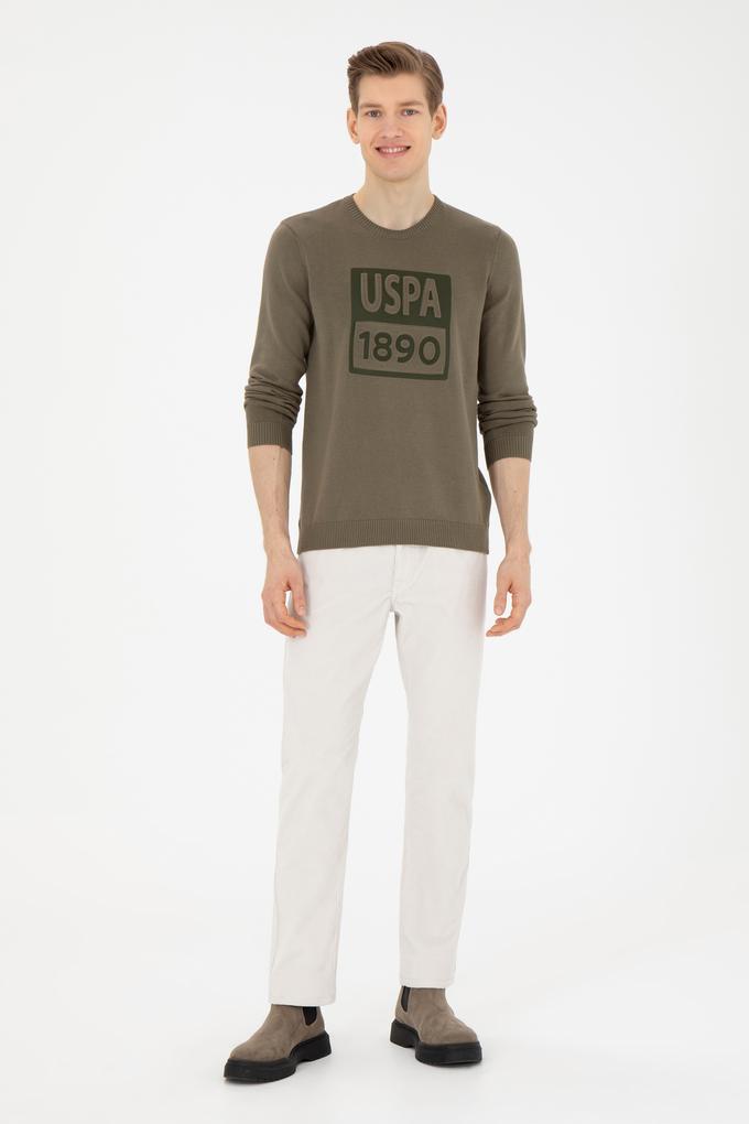 Erkek Taş Kanvas Pantolon