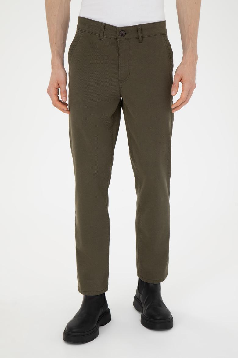 Erkek Haki Kanvas Pantolon - 50272347046