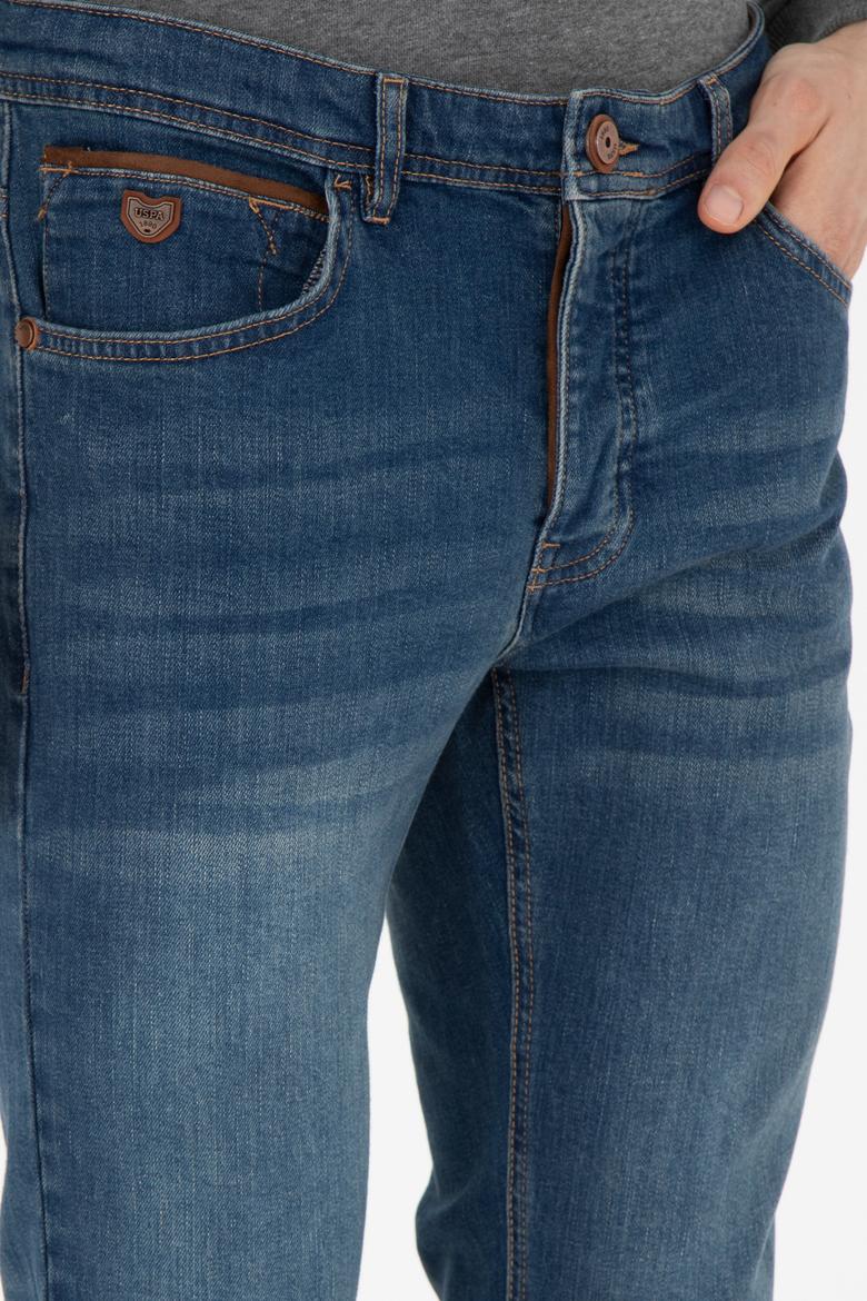 Erkek Koyu Mavi Jean Pantolon - 50273299063