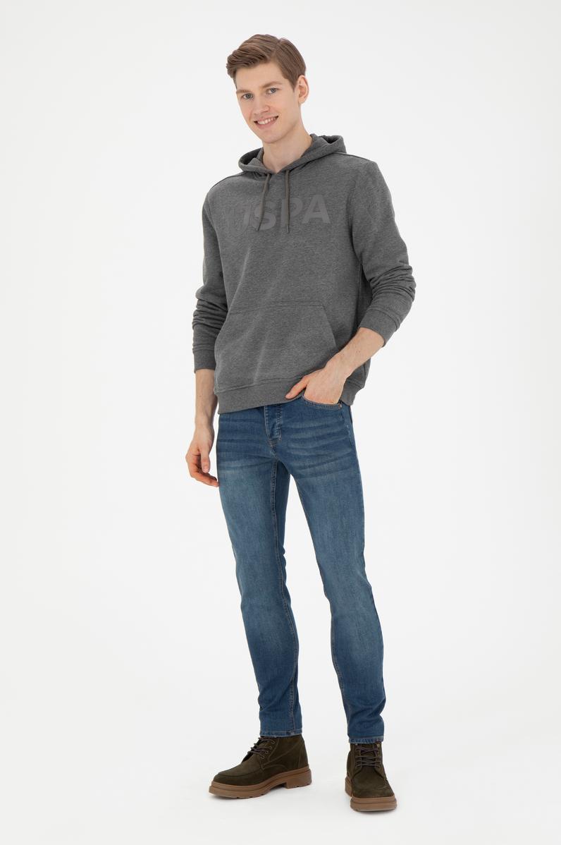 Erkek Koyu Mavi Jean Pantolon