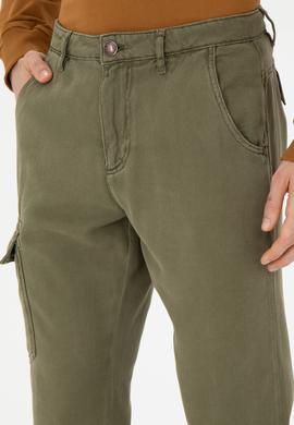 Erkek Haki Kanvas Pantolon - 50272344135