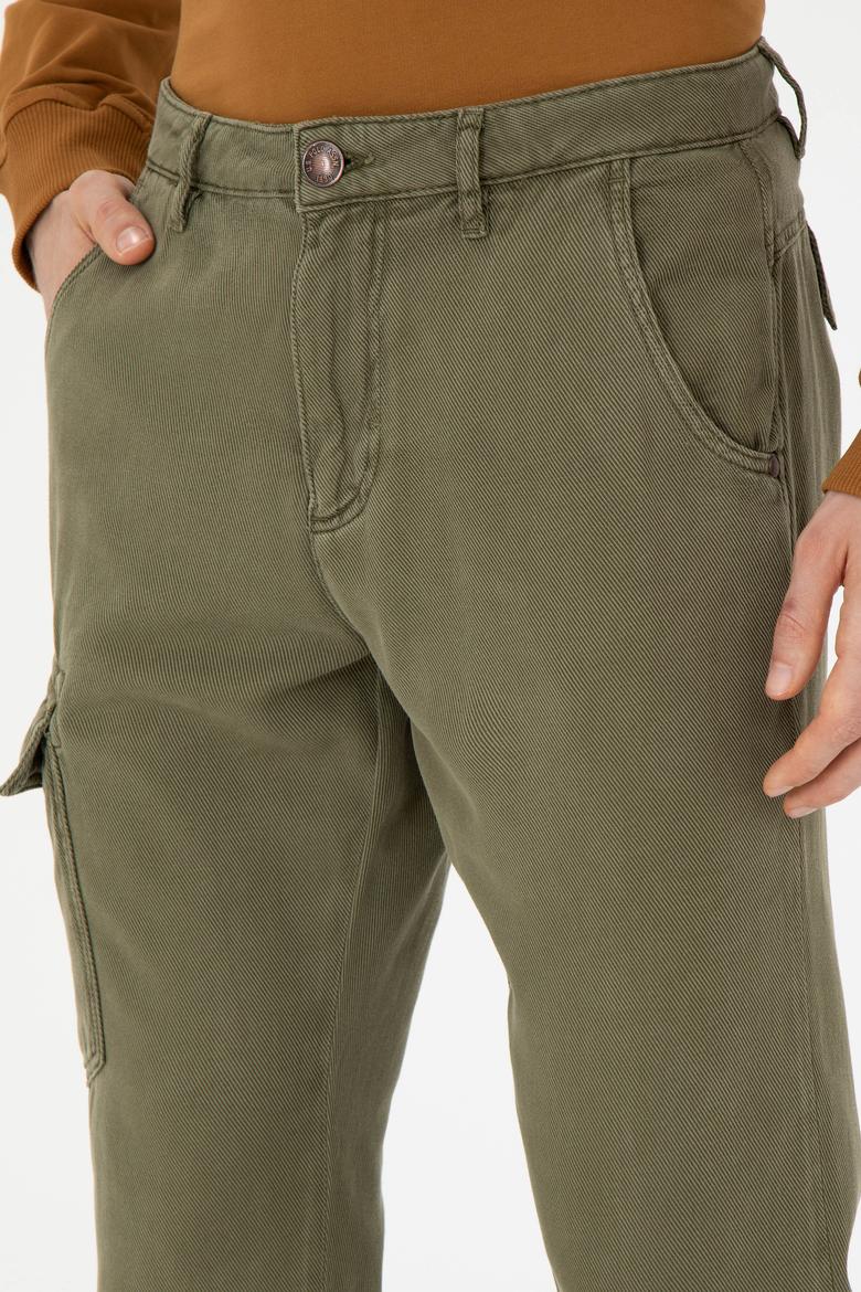 Erkek Haki Kanvas Pantolon - 50272344135